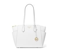 Michael Kors Medium Leather Top Zip Bucket Messenger Bag In White Taglia: OS | Borse a tracolla Outlet | Donna | Bianco