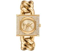 Michael Kors - Mini Orologio a Catena con Ciondolo a Lucchetto Pavé Oro - - Accessories - Donna - Giallo - ONE SIZE