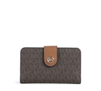 Michael Kors MK Pop Charm Medium Portafoglio marrone, pelle sintetica, donna