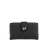 Michael Kors MK Pop Charm Medium Portafoglio nero, pelle granulata, donna