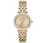 Michael Kors MK3365 Women's Mini Darci Gold-Tone Watch with Crystal-Embellished Bezel