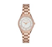 Michael Kors MK3716 Women's Lauryn Rose Gold-Tone Watch with Crystal Accents