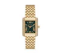 Michael Kors MK4742 Women's Petite Emery Gold-Tone Watch with Green Dia