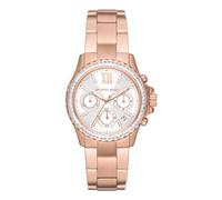 Michael Kors Orologio da Polso Donna MK7213 Everest Cronografo IP Oro Rosa Nuovo