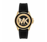 Orologio Donna MICHAEL KORS EVEREST MK7537 Silicone Nero Gold Dorato