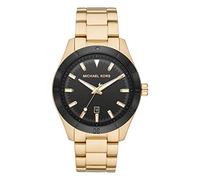 Orologio Uomo MICHAEL KORS LAYTON MK8816 Bracciale Acciaio Gold Dorato Nero