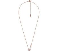 Michael Kors - Collana Premium Argento Tono Oro Rosa con Cristalli da Donna MKC1520A2791