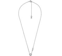 Michael Kors Collana Pavé Heart MKC1520AN040 Argento sterling tonalità oro rosa con zirconi Donna