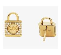 Michael Kors - Orecchini da donna Premium Kors MK in argento sterling tonalità oro, MKC1628AN710