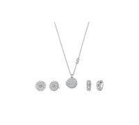 Michael Kors MKC1700SET Set Gioielli Argento Collana e 2 Orecchini - Set Gioielli