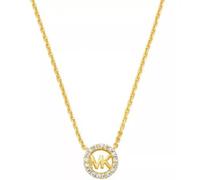 Michael Kors - Collana da donna Premium Kors MK con pendente in argento sterling tonalità oro, MKC1726CZ710
