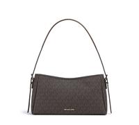 Michael Kors Moore Borsa a spalla marrone, pelle sintetica, donna