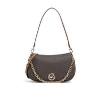 Michael Kors Nolita Medium Borsa a spalla marrone, pelle sintetica, donna