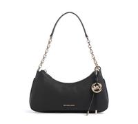 Michael Kors donna Nolita Medium Chain Pouchette Bag, Hardware color oro/Pelle martellata opaca/Nero, taglia unica