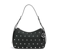 Michael Kors Nolita Medium Borsa hobo nero, pelle di vacchetta grana, donna
