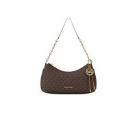Michael Kors Nolita Medium Borsa a spalla marrone, pelle sintetica, donna