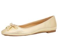 Michael Kors Nori Flex Flat, Donna, Oro Chiaro, 38 EU