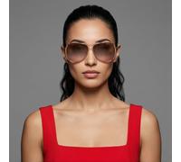 Michael Kors Occhiali Donna Rosa Oro Pilot-Aviator Specchio 0MK1082 1108R1 58mm