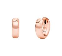 Michael Kors - Orecchini a cerchio da donna Premium Classics in argento sterling tonalità oro rosa, MKC1599AA791