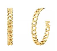 Michael Kors - Orecchini da donna Premium Metallic Muse in ottone color oro, MKJ8075710
