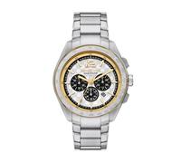 Michael Kors Orologio Accelerator 2 per uomo, Movimento cronografo al quarzo con cinturino in acciaio inossidabile, 44 mm, Tono oro e argento