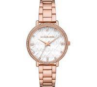 Michael Kors Orologio analogico oro rosé / bianco perla Donna Michael Kors One Size