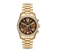 Michael Kors Orologio Collezione Lexington, Colore Oro, Acciaio Inox da Donna MK7276
