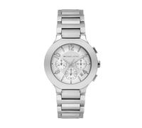 Michael Kors Orologio Gramercy da donna, Movimento cronografo al quarzo con cinturino in acciaio inossidabile, 40 mm, Tono argento