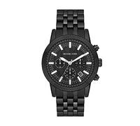 Michael Kors Orologio Quartz Multifunction Uomo, misura cassa 38.00mm con quadrante Nero Analogico e cinturino Nero in Cinturino in metallo MK9089