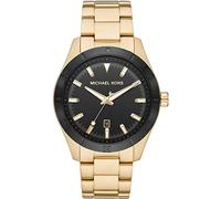 Michael Kors Orologio Layton da uomo, movimento a tre lancette con data, cassa in acciaio inossidabile
