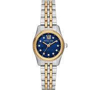 Michael Kors Orologio Lexington da donna, movimento al quarzo a tre lancette da 26 mm con cinturino in acciaio inossidabile, 26 mm, Azzurro e argento