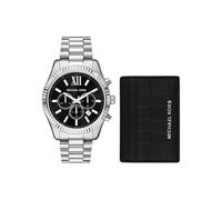 Michael Kors Orologio Lexington per uomo, movimento cronografo al quarzo da 44 mm con cinturino in acciaio inossidabile