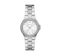 Michael Kors Orologio Quarzo Donna, misura cassa 33.00mm con quadrante Argento Analogico e cinturino Argento in Cinturino in metallo MK7280