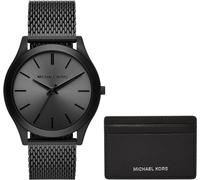 Michael Kors Orologio Runway da uomo, Movimento al quarzo con data a tre lancette e cinturino in acciaio inossidabile o PVC