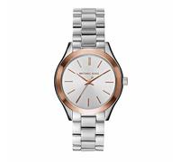 Michael Kors Orologio Slim Runway da donna, Movimento al quarzo a tre lancette da 33 mm con cinturino in acciaio inossidabile