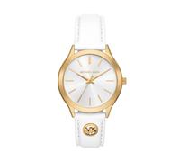 Michael Kors Orologio Slim Runway da donna, movimento al quarzo a tre lancette da 38 mm con cinturino in pelle