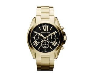 Michael Kors Oversized Bradshaw orologio al quarzo cronografo con cinturino in acciaio inossidabile oro da donna MK5739