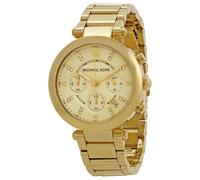 Michael Kors Parker Color Oro S/Acciaio + Cronografo Quadrante + Cristallo, Data