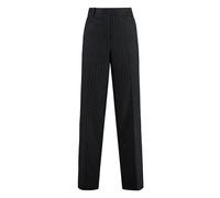 Michael Kors - Pinstripe Wool Blend Pants - - Trousers - Donna - Grigio - M
