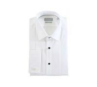 Michael Kors - Pleated Tuxedo Shirt - - Shirts - Uomo - Bianco - 3XL