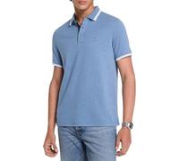 Michael Kors Polo Greenwich Uomo, Chambray scuro mélange, XL