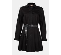 Michael Kors Poplin Pleated Mini Dress Black Taglia: M | Abiti Mini Outlet | Donna | Nero
