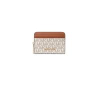 MICHAEL KORS Portacarte JET SET crema