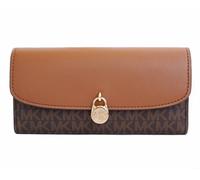Michael Kors Portafoglio Hamilton LG Flap Cont. Marrone Nuovo