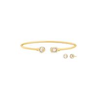 Michael Kors Premium Donna Bracciale in argento sterling color oro, MKC1852SET