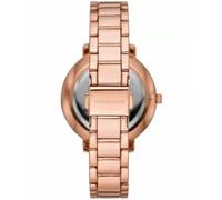 Michael Kors Orologio Pyper da donna, Movimento al quarzo a tre lancette con cinturino in acciaio inossidabile, 38 mm, Tono oro rosa e bianco