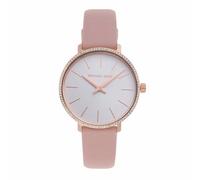 Michael Kors Pyper orologio al quarzo analogico con cinturino in pelle rosa per donna MK2803