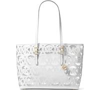 Michael Kors QUINN Borsa tote grande metallizzata con logo