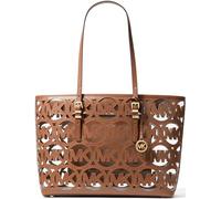 Michael Kors QUINN Borsa tote grande metallizzata con logo