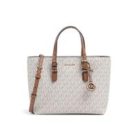 Michael Kors Quinn Small Borsa a mano bianco, pelle sintetica, donna